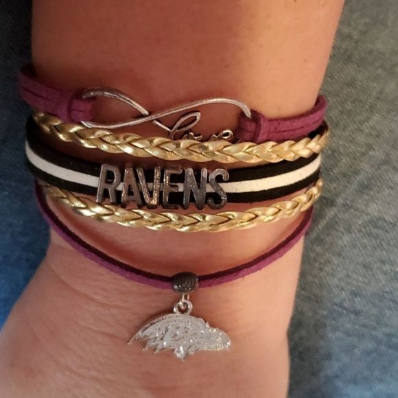 Jewelry - NEW NFL BALTIMORE RAVENS BRACELET